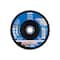 Pferd 7" x 7/8" A.H. POLIFAN Flap Disc - Z SG POWER STEELOX, Zirconia, 40 Grit, Flat 62188 - alternate 2